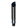 Cellule Bar. reflex M18 NPN P=30m Laser LO/DO Métal Radial M12 4P
