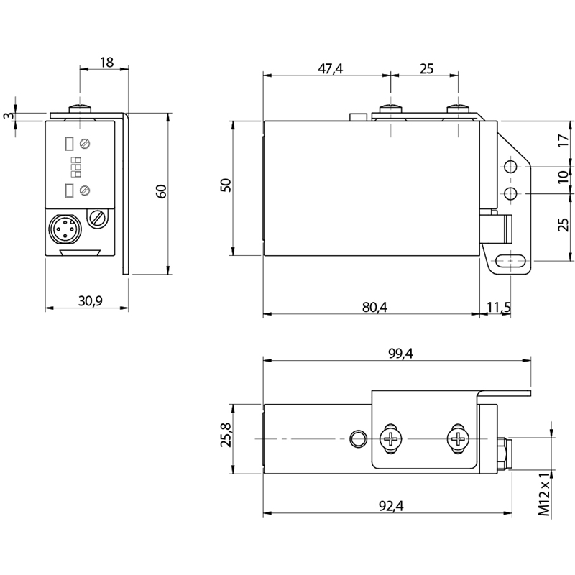 Photo.Maxi,IR emiss.,M12 plug,Emitter-Lire la description