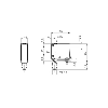 Cellule Bar. reflex PNP P=7m Laser LO/DO Métal 10-30VDC / M08 4P