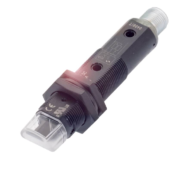 Cellule Bar. reflex M18 PNP P=9m Laser LO/DO Radial Plast. / M12 4P-Lire la description
