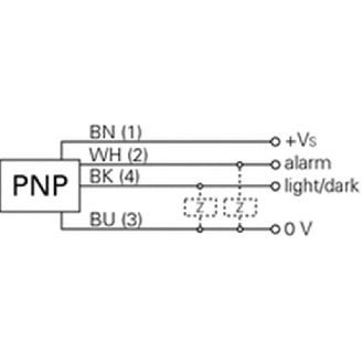 Cellule Directe M18 PNP P=430mm Teach IR LO/DO Métal Axial / M12 4P-Lire la description