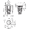 Cellule EAP M18 PNP P=300mm PinPoint LO Plast. Axial / M12 3P