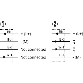 Cellule Barrage (E+R) NPN P=60m Teach Laser LO/DO / Câble 2m-Lire la description