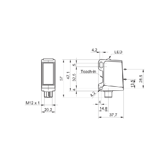 Smartreflect Push-pull LO/DO Inox IP69K WD / M12 4P-Lire la description