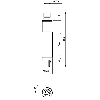 Cellule Bar. reflex transp M18 PNP P=1,5m LR NO+NF Métal Radial M12