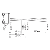 Cellule EAP PushPull P=120mm Teach IOL PinPoint LO/DO / Câble 2m PVC