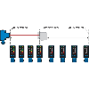 Cellule Directe PNP P=1m IR LO/DO / M12 4P
