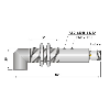 Cellule Directe M18 PNP/NPN P=200mm Pot. IR Radial Métal / M12 4P