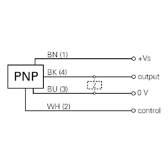 Cellule Directe PNP P=300mm Pot. IR LO/DO Plast. Axial / M12 4P Cellule Directe PNP P=300mm Pot. IR LO/DO Plast. Axial / M12 4P-Lire la description