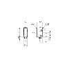 Cellule Bar. reflex NPN P=3,5m LR LO/DO Plast. 10-30Vdc / Câble 2m