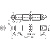 Cellule Directe M18 PNP P=250mm Laser LO/DO / M12 4P