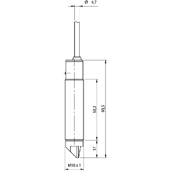 Cellule Directe M18 PNP P=300mm Laser LO/DO Plast. Radial Câble 2m Cellule Directe M18 PNP P=300mm Laser LO/DO Plast. Radial Câble 2m-Lire la description