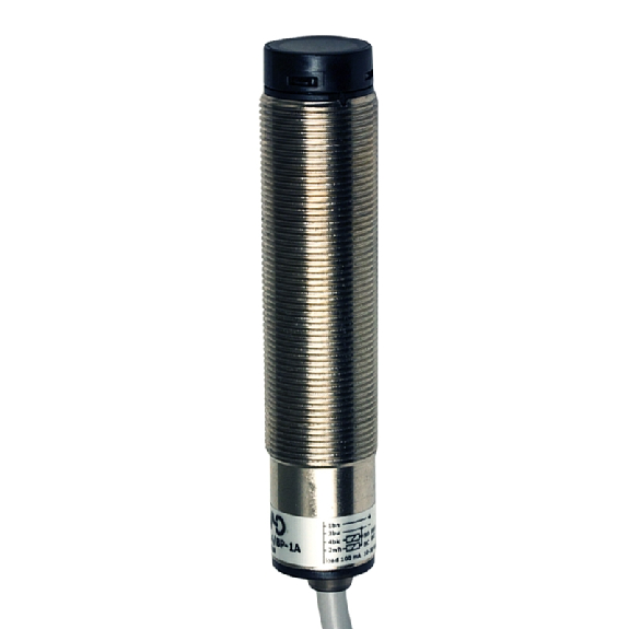 Cellule Directe M18 PNP P=300mm Laser LO/DO Plast. Radial Câble 2m Cellule Directe M18 PNP P=300mm Laser LO/DO Plast. Radial Câble 2m-Lire la description