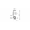 Cellule Directe M18 NPN P=430mm Pot. IR LO Métal Axial / M12 4P