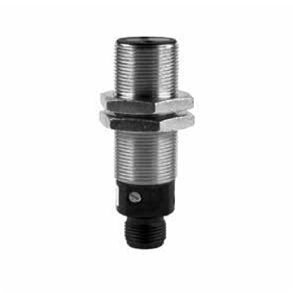 Cellule Directe M18 NPN P=430mm Pot. IR LO Métal Axial / M12 4P-Lire la description