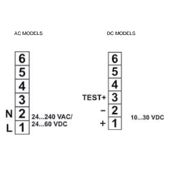Cellule Directe RELAIS P=2m LO/DO 24-240Vac/12-60Vdc Tempo / Bornier-Lire la description