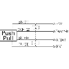 Cellule EAP Push-Pull P=400mm qTeach PinPoint LO/DO / Câble 2m