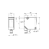 Cellule Dét. lignes plage 30mm 4-20 mA/RS 485 - 2xPNP / M12 8P
