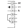 Cellule EAP RELAIS SPDT P=2m Pot. IR LO/DO 20-250V / Bornes