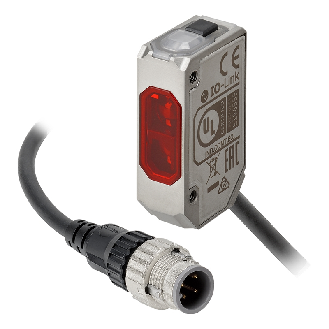 Cellule EAP PNP P=200mm LR LO/DO IO-Link Inox / M12 4P+C0.3m-Lire la description