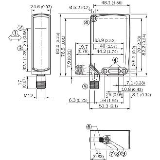 Cellule EAP PNP/NPN P=1,6m PinPoint LO/DO IO-Link / M12 4P-Lire la description