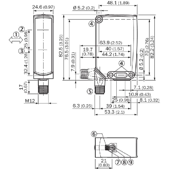Cellule EAP PNP/NPN P=1,6m PinPoint LO/DO IO-Link / M12 4P-Lire la description