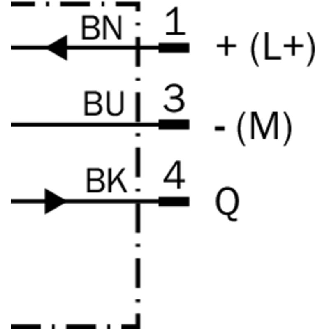 Cellule Bar. reflex PNP P=6m Pot. PinPoint LO/DO / M08 3P+C0.2m-Lire la description