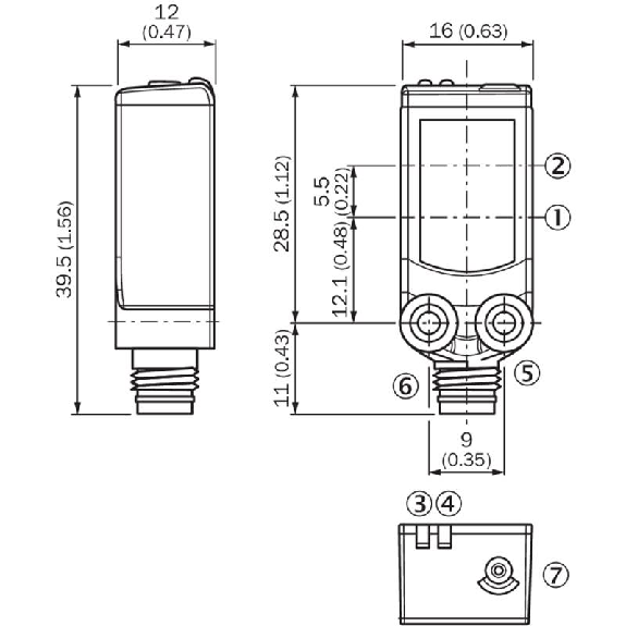 Cellule Bar. reflex transp. PNP P=4,5m Teach PinPoint DO / M08 4P-Lire la description