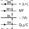 Cellule EAP P=1m LO/DO / Câble 2m
