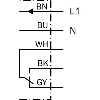 Cellule EAP RELAIS P=300mm Pot. LO 24-240Vac/dc / Câble 2m
