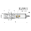 Cellule Directe M18 PNP/NPN P=200mm IR LO/DO Métal Axial / Câble 2m