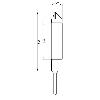 Cellule Barrage (E) M18 Laser Plast. Radial Câble 2m