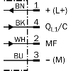 Cellule Bar. reflex transp. PNP P=5mTeach IO-Link LO/DO / M08 4P