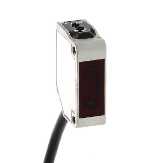 Cellule Bar. reflex transp NPN P=500mm Pot. Inox / Câble 2m-Lire la description