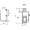 Cellule Directe NPN+PNP NF P=300mm Pot. IR Radial / M12-A 4P