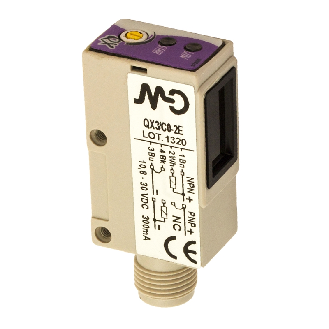 Cellule Directe NPN+PNP NF P=300mm Pot. IR Radial / M12-A 4P-Lire la description