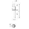 Cellule Directe M18 NPN P=400mm Pot. IR LO/DO Plast. Axial / M12 4P