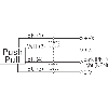 Cellule EAP Push-Pull P=50mm DO IO-Link / M08 4P+C