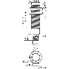 Cellule Bar. reflex M18 PNP P=7.2m PinPoint LO/DO Inox Axial / M12 4P