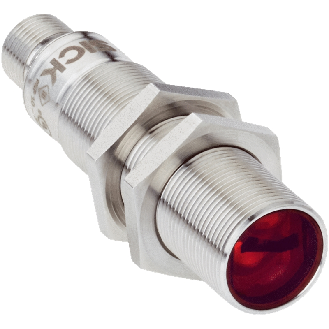Cellule Bar. reflex M18 PNP P=7.2m PinPoint LO/DO Inox Axial / M12 4P-Lire la description