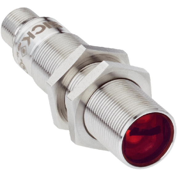 Cellule Bar. reflex M18 PNP P=7.2m PinPoint LO/DO Inox Axial / M12 4P Cellule Bar. reflex M18 PNP P=7.2m PinPoint LO/DO Inox Axial / M12 4P-Lire la description
