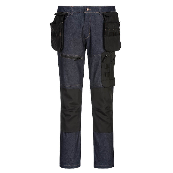 Portwest - Pantalon de travail en jean Holster KX3 Portwest - Pantalon de travail en jean Holster KX3-Lire la description