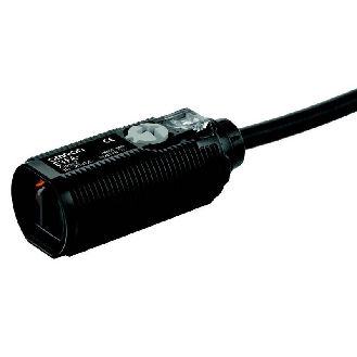 Cellule Bar. reflex transp M18 NPN P=0,1-2m LO/DO Plast. Axial / Câbl-Lire la description