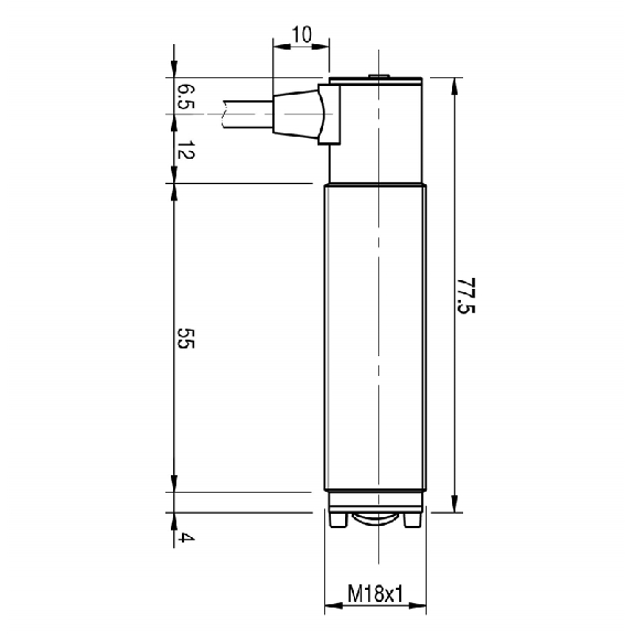 Cellule Directe PNP P=1m Pot. IR LO/DO Laiton Axial / Câble 2m Radial-Lire la description