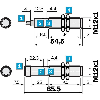 Cellule Directe M12 PNP P=100mm Teach IR LO/DO Métal Axial / Câble 2m