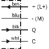 Cellule Directe M12 PNP P=100mm Teach IR LO/DO Métal Axial / Câble 2m