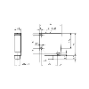 Cellule EAP PNP P=20-600mm LO/DO 50x50x15mm Métal / M12 4P