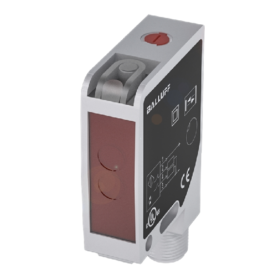 Cellule Bar. reflex PNP P=8m Pot. LR LO/DO / M12 4P-Lire la description
