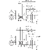 Cellule EAP M18 NPN P=350mm Pot. LR LO/DO Métal Axial / M12 4P
