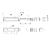 Cellule Barrage (R) PNP P=3m Laser DO Métal Radial / M08 3P+C0.2m